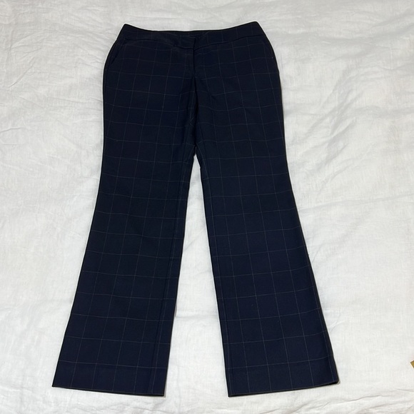 Ann Taylor Factory Petite Signature Fit Plaid Dress Pants - Picture 2 of 9